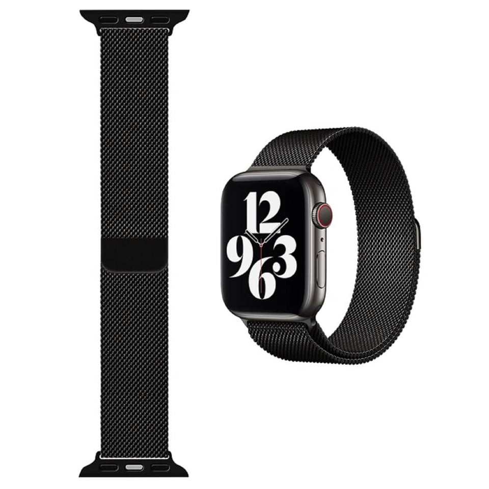 Smart watch strap WiWU Minalo stainless steel Watch Band 42-44MM (255mm) Black