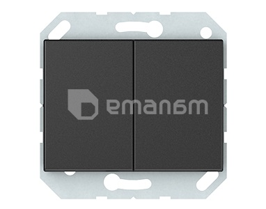 ჩამრთველი იმპულსური ჩარჩოს გარეშე Vilma Express XP 500 P410-020-22 an 2 კლავიშიანი ანტრაციტი