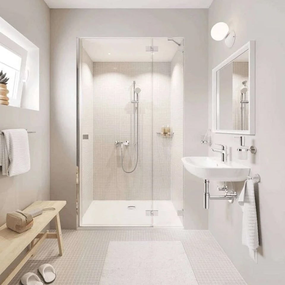 ონკანების ნაკრები Grohe set Bau Edge Chrome 1000180