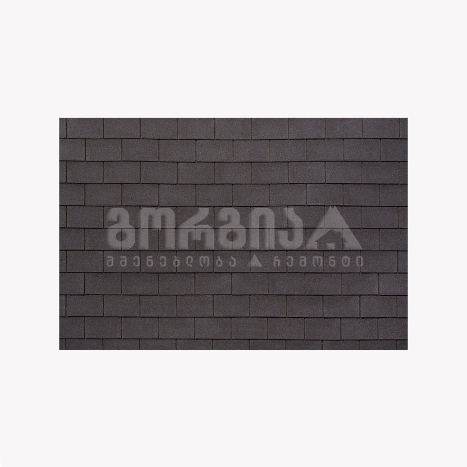 შინგლი მართკუთხედი, მუქი ფიქალისფერი (Rectangular - super)