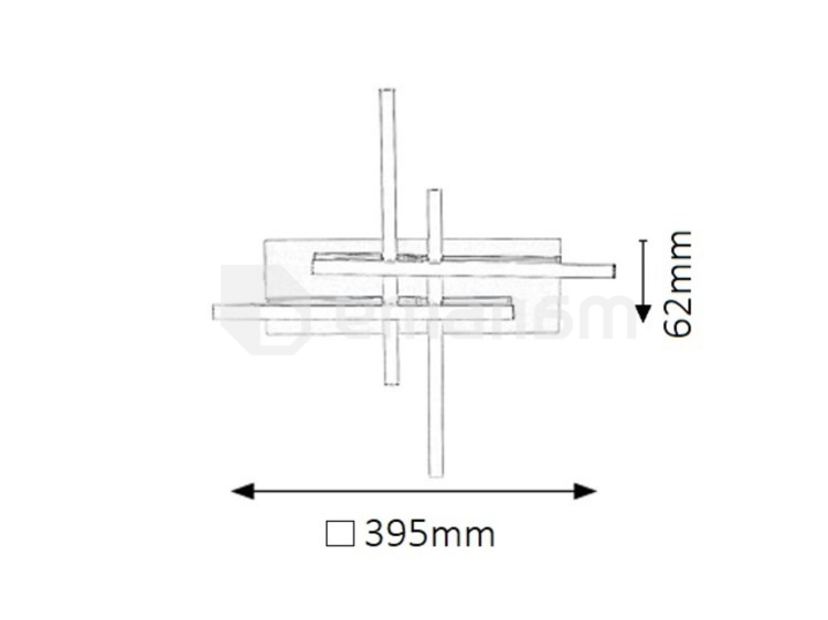 ჭაღი Rabalux Meredith 2478 LED 18W