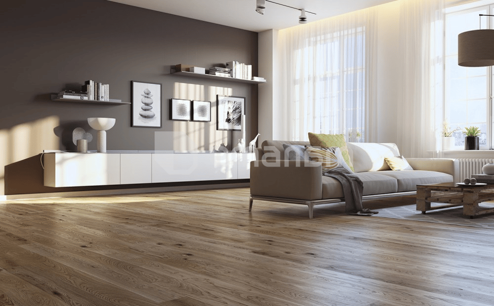 დაფა პარკეტის Polarwood  მუხა PREMIUM 138 COTTAGE LOC 14x138x2000mm pack:2,20m2