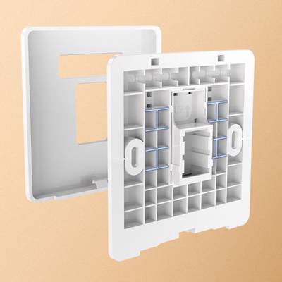 ინტერნეტის როზეტი UGREEN NW144 (80180) Wall Socket internet RJ45 Wall Plate Single Port საფარი