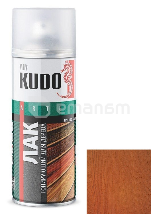 ლაქი მატონირებელი ხისთვის Kudo KU-9042 520 მლ კაკალი