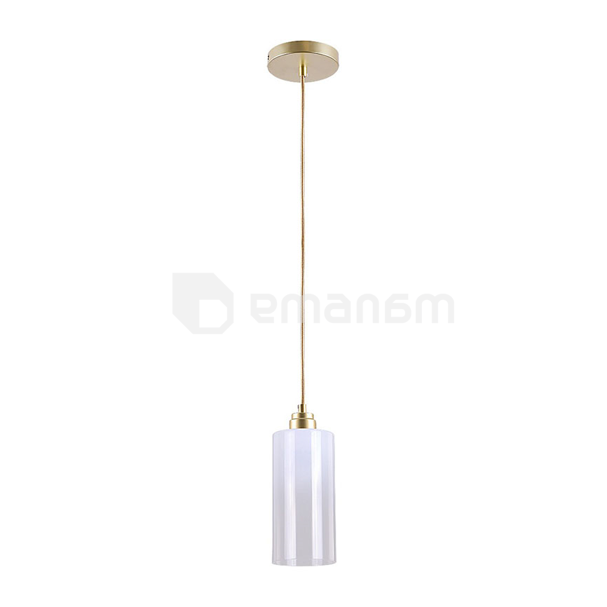 საკიდი Rabalux Panthea 1 E27 Ø100 4479 h1700 ოქროსფერი თეთრი