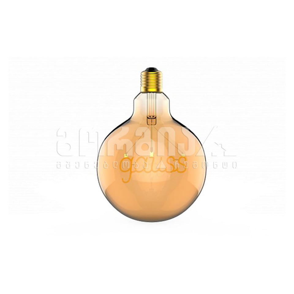 ლედ ნათურა Filament G125 GAUSS 2.5W E27 2000K 175802003 - Ga