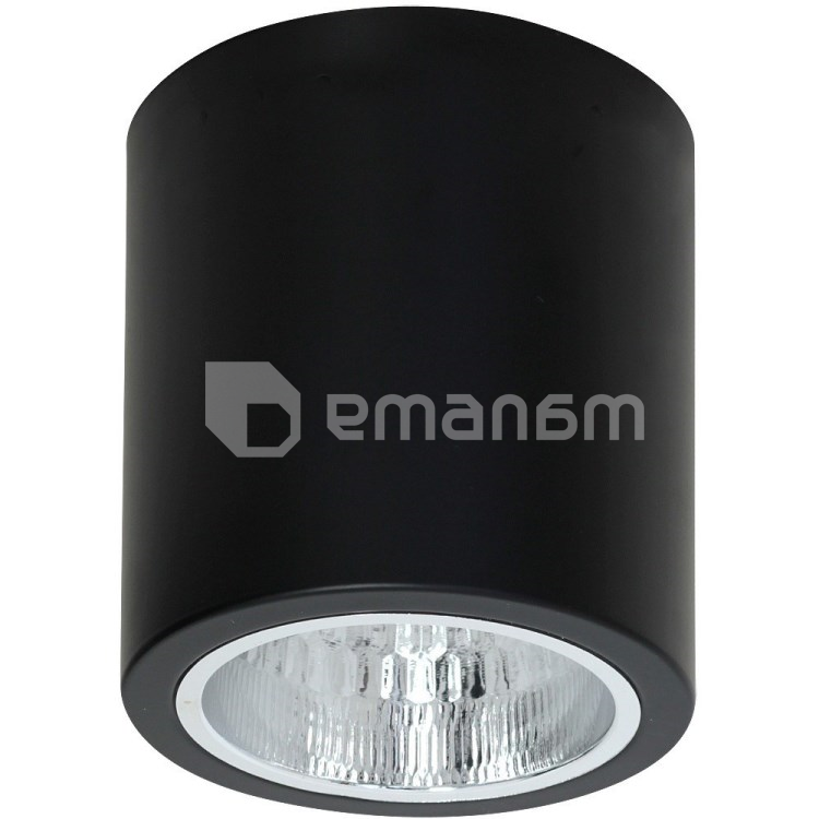 სანათი წერტილოვანი Luminex Downlight round 7239 D13.3 1xE27 60W შავი