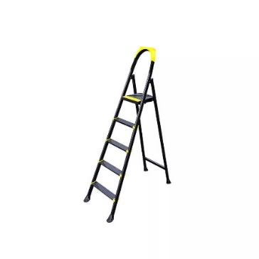 კიბე LEO 4+1 METAL STEP LADDER