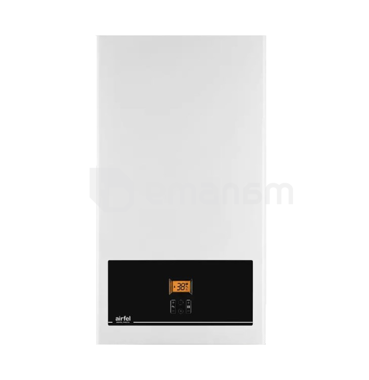 კონდესაციური კედლის გაზის ქვაბი Airfel Digifel Premix 38kw კოაქსალური მილით