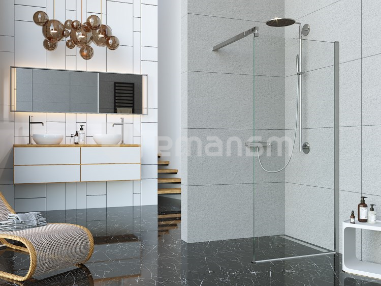 საშხაპე მინა  Alex Baitler AB29120S1 120×200 cm გამჭვირვალე