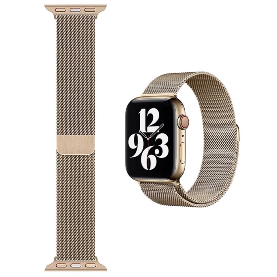 Smart watch strap WiWU Minalo stainless steel Watch Band 38-40MM (235mm) Gold