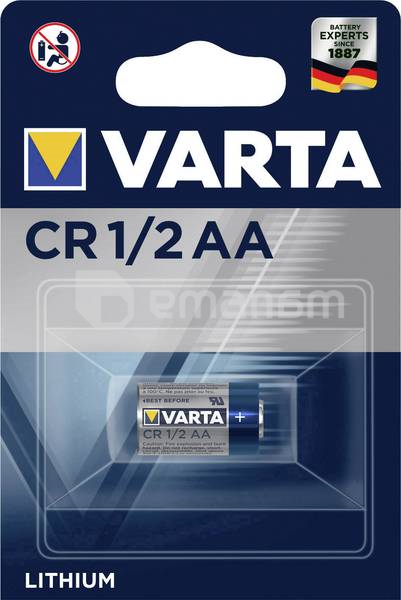 ელემენტი Varta Lithium CR1/2AA 3V 1 ც