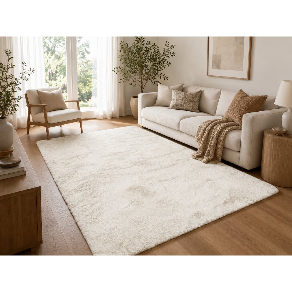 ხალიჩა Heaven Ivory 120x170 თეთრი