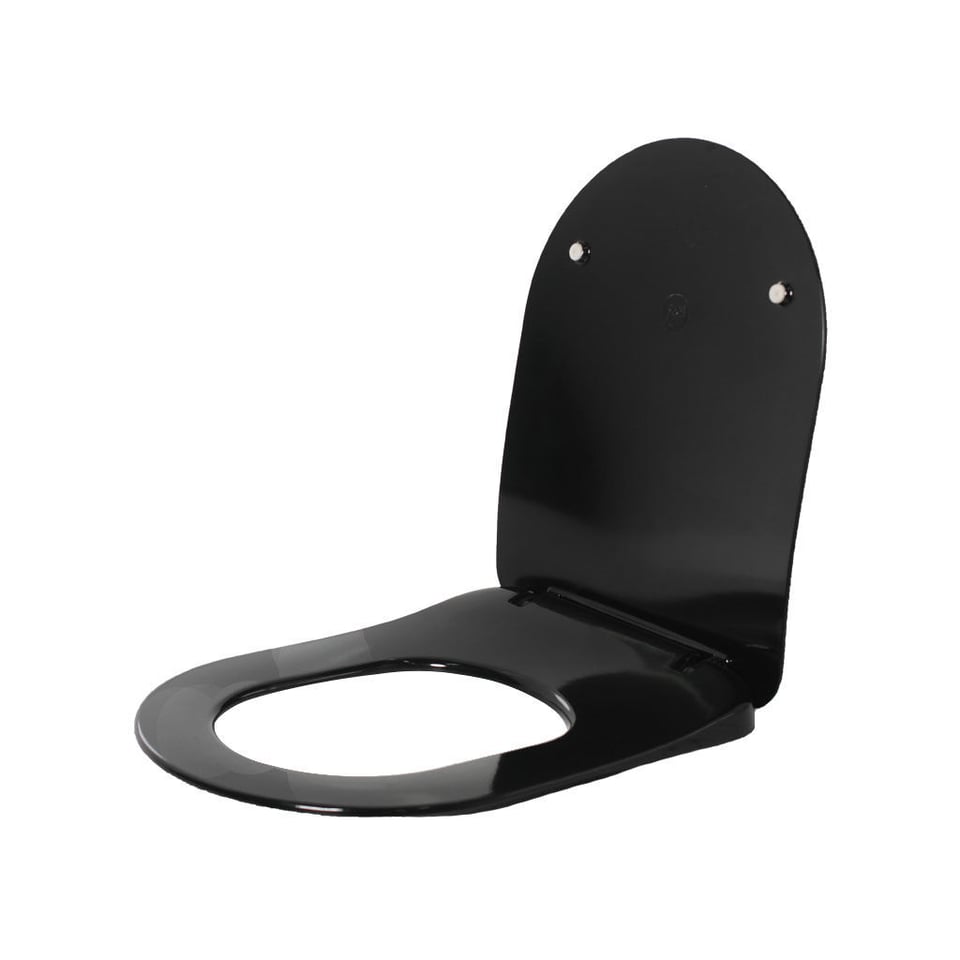 უნიტაზის შავი თავსახური HARMONY-MINERAL SLIM