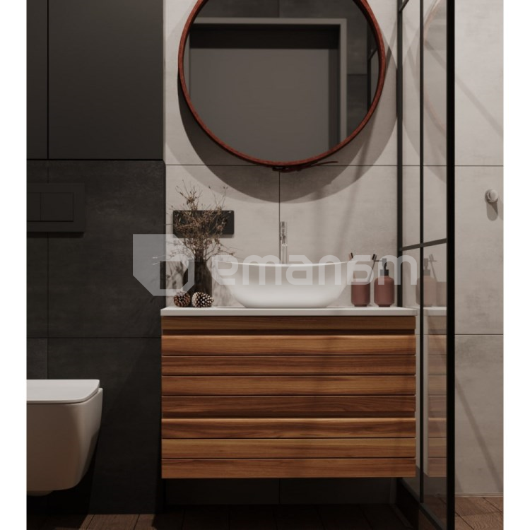 ტუმბო დასაკიდი კომპლექტში ხელსაბანით Sanservice Eko-60