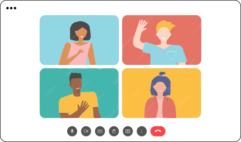 Schedule a call via Lawformer or use an already existing meeting link