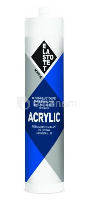 ჰერმეტიკი აკრილის Elastotet Acrylic 280 მლ შავი