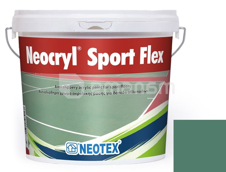 საღებავი Neotex Neocryl Sport Flex მწვანე 4 კგ