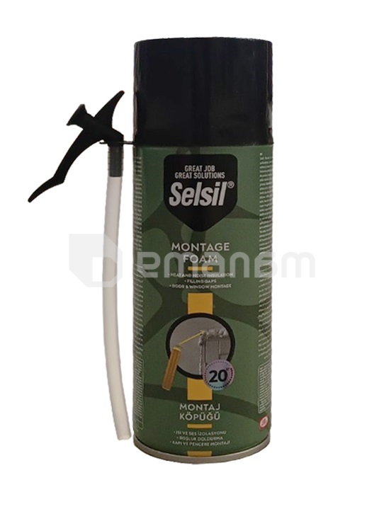 ქაფი ხელით დასატანებელი Selsil Montage Foam SEL10-1932 300 მლ