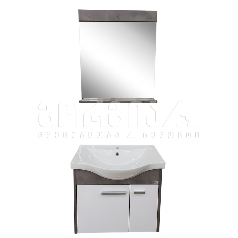 აბაზანის ავეჯი ნაცრისფერი ALBATROS 65 სმ