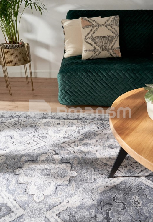 ხალიჩა Moldabela MOON TORINO SILVER 7770 160x230 100% WOOL