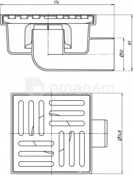 ტრაპი ANI Plast TA5112