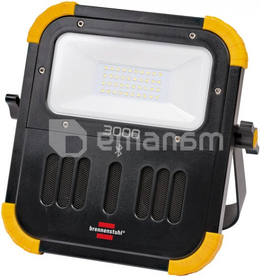 პროჟექტორი Brennenstuhl LED 30W 6500К IP54 დინამ Bluetooth