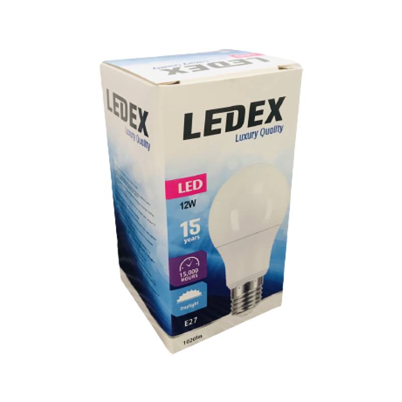 LEDEX ნათურა სტანდარტული 12W E27 3000K  LED29