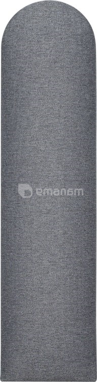 კედლის რბილი პანელი VOX Profile Oval 1 Soform Graphite Tweed 15x60 სმ