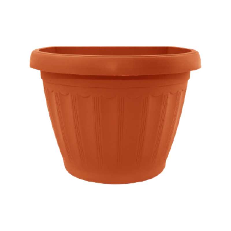 ქოთანი პლასტმასის დასადგამით