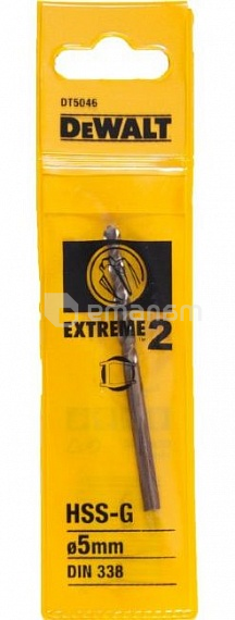 ბურღი ლითონისთვის DeWalt DT5046 5x46/86 მმ