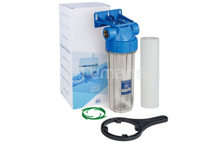 ფილტრი ''10'' Aqua filter FHPR12-B1-AQ 1/2" ქანჩით და საკიდით