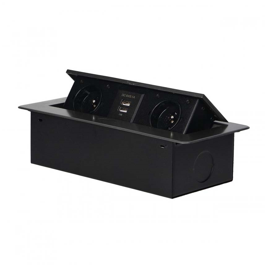 დამაგრძელებელი სამაგიდო ORNO 2 16А Schuko IP20 13109/GR