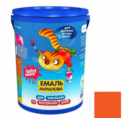 ემალი SF-18 "Baby SMILE" უნივერსალური 0.8კგ მწვანე ბარდა