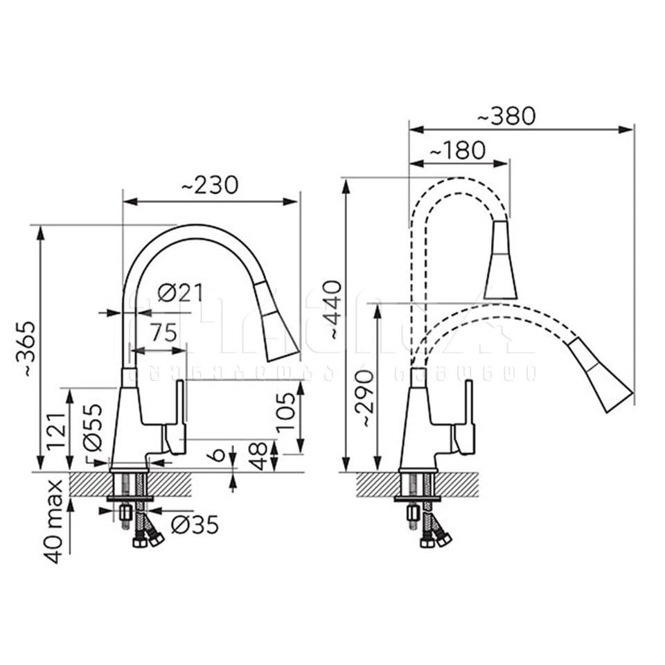 სამზარეულოს შემრევი ZUMBA II BZA42B