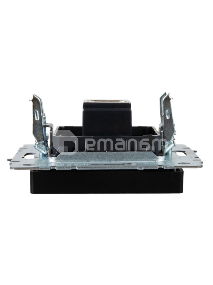 როზეტი IEK BRITE HDMI РHDMI-0-БрЧ შავი