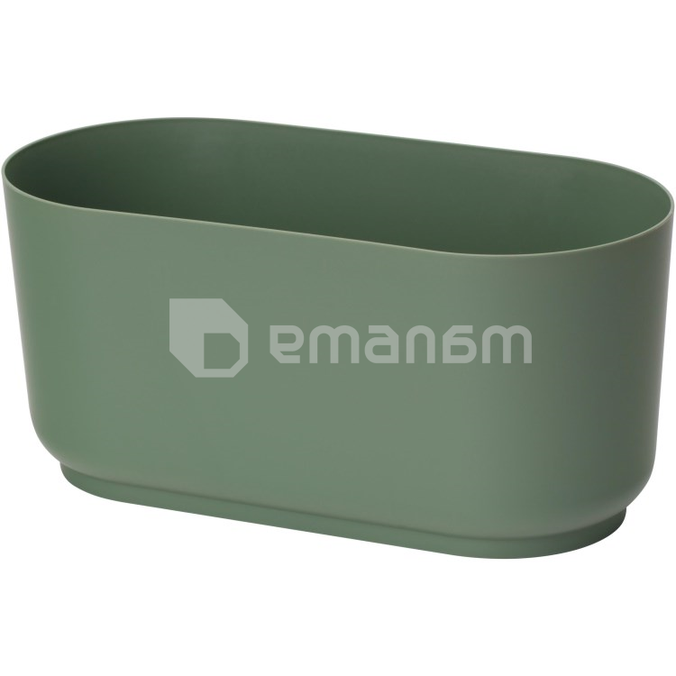 ქოთანი ყვავავილის FORM PLASTIC Satina box 27 მწვანე ჩაის 4292-085