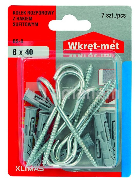 დიუბელი კავით Wkret-met BS-08 8x40/65 მმ 7 ც