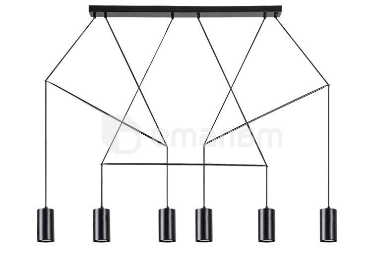 ჭაღი Rabalux Aslaug 6 72018 GU10 6x MAX 50W L1170 Ø65 H850მმ