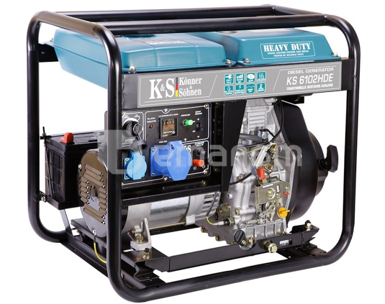 გენერატორი დიზელის Konner&Sohnen KS 6102HDE 5.5kW