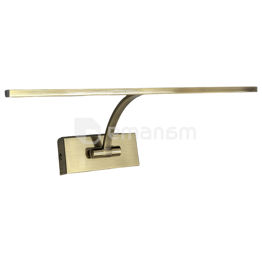 ბრა Gabis MB1079AS mirror lamp 6W Antique Brass LED 3000K ბრინჯაოსფერი