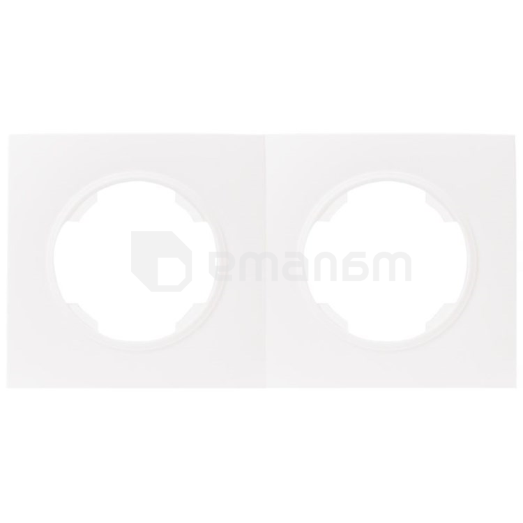 ჩარჩო DPM Soul SEU1002W 2 განყოფილებიანი თეთრი