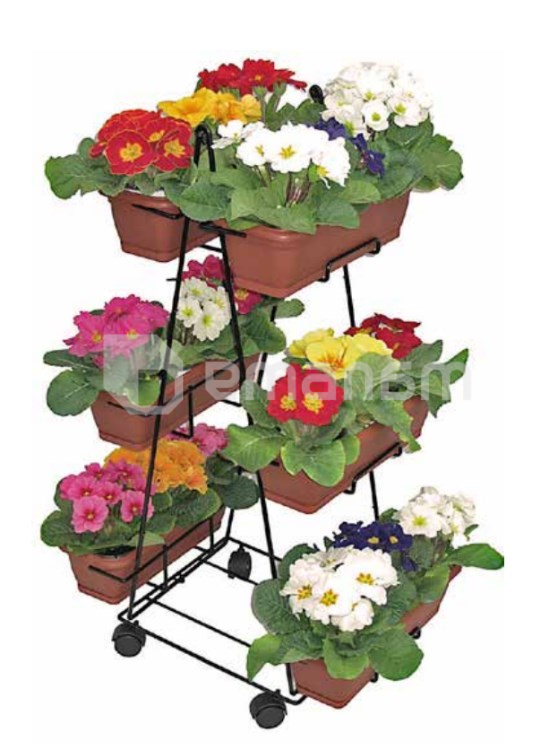 ყვავილების საკიდი Metallurgica Buzzi Venere for Balcony with self-watering box 50x32xh80 სმ