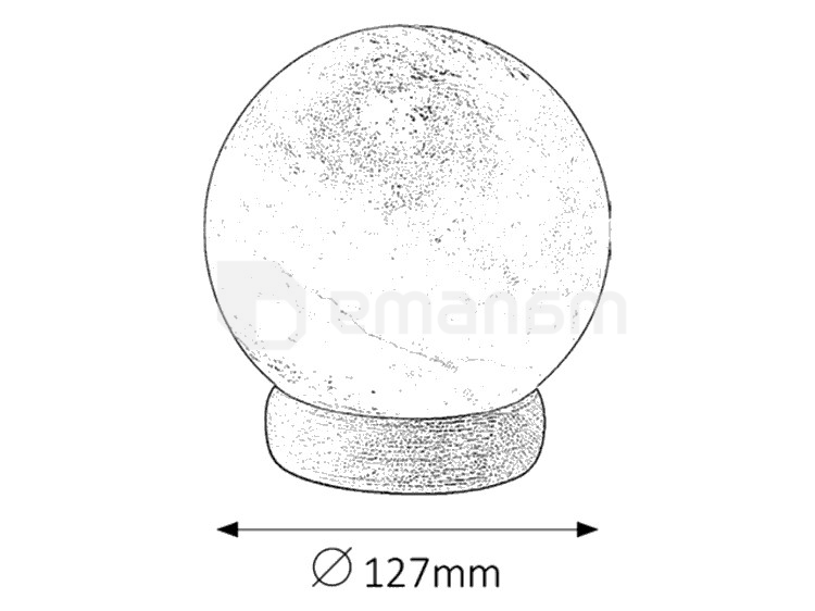 სანათი მარილოვანი + ნათურა Rabalux Ozone 4093 E14 1x MAX 15W