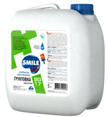 5კგ საგრუნტავი SG-17 ღრმადშეღეწევადი  აკრილის