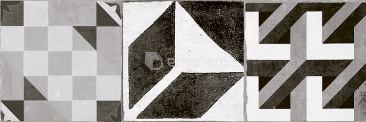 კაფელი Super Ceramica Hydra Decor Titanio 200x600 მმ