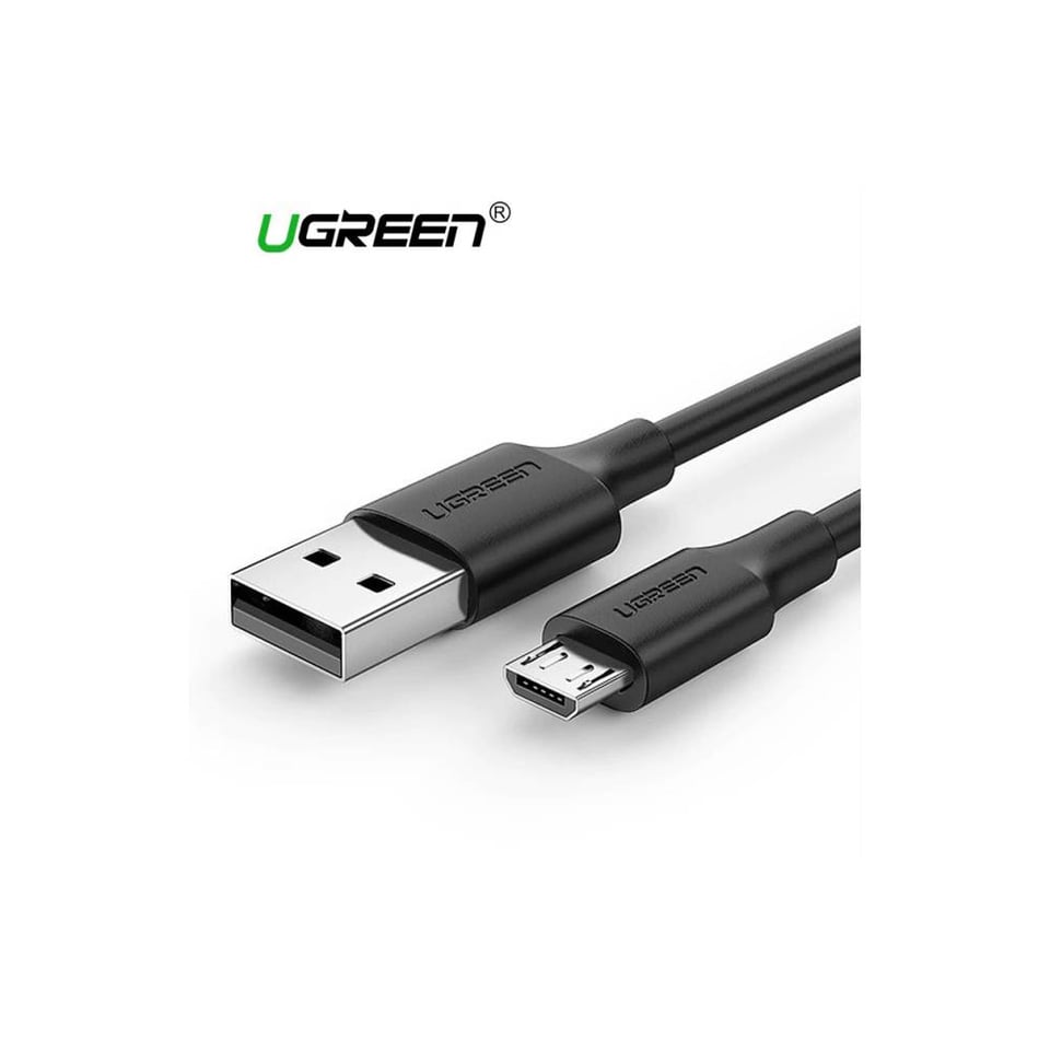 USB კაბელი UGREEN US289 (60136) USB 2.0 to Micro USB, 1m, Black