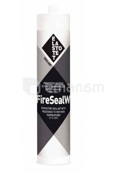 სილიკონი მაღალტემპერატურული Elastotet Fireseal W 280 მლ