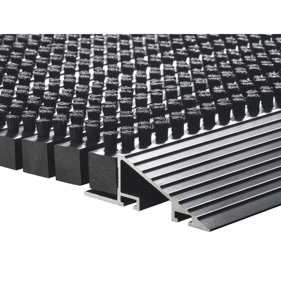 ფეხსაგები Hamat Outline Pure black 40x60 სმ