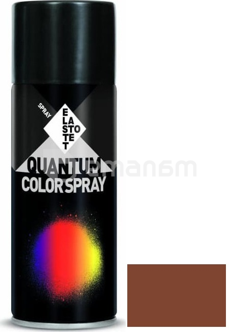 სპრეი საღებავი Elastotet Quantum color spray ral 8007 მოყვითალო ყავისფერი 400 მლ